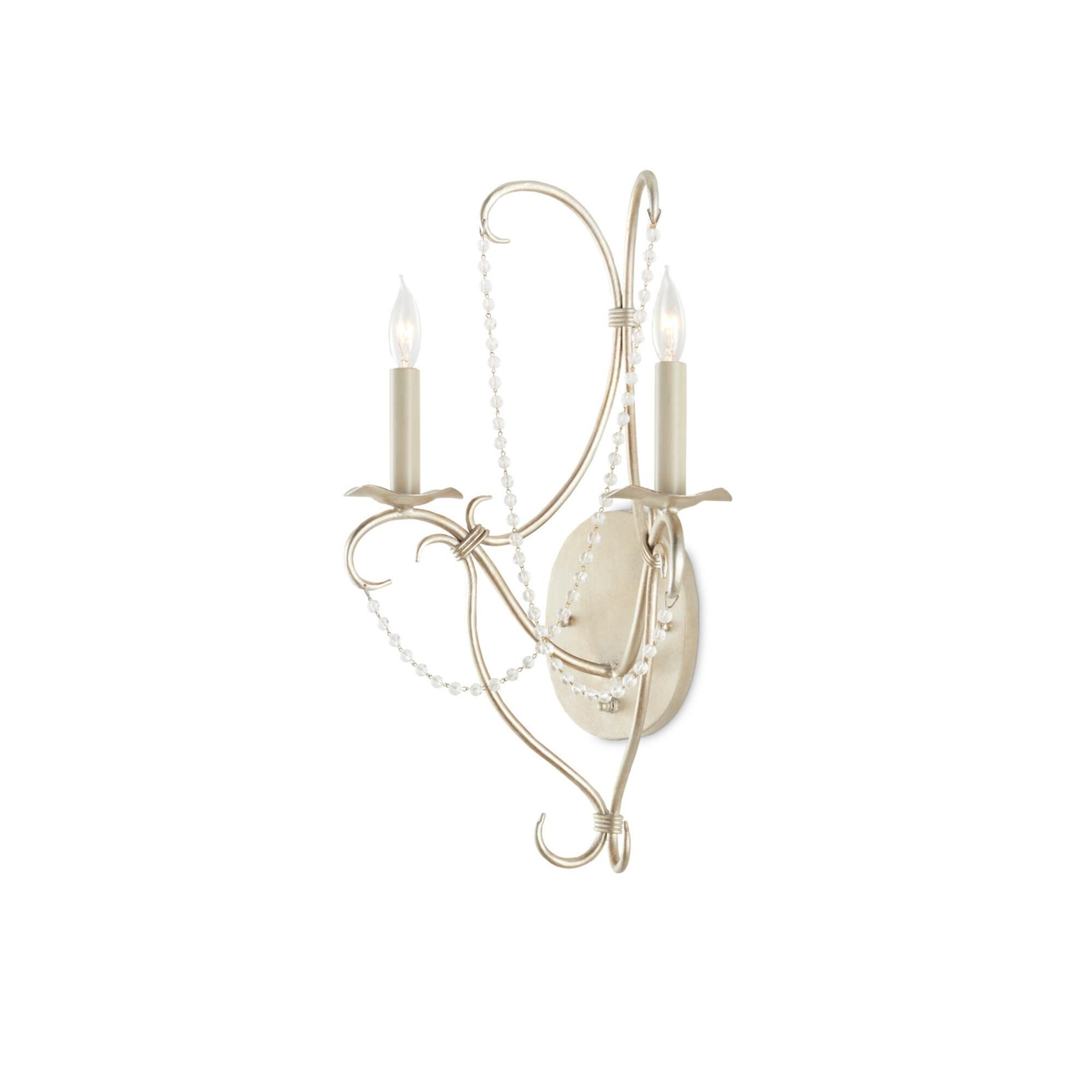 Crystal Lights 22 Inch Wall Sconce,